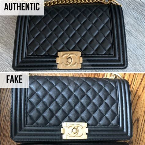 authentic chanel boy bag vs fake|how to authenticate chanel bag.